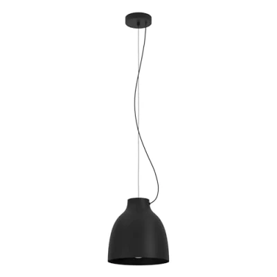 Image of EGLO Camasca pendant light, one bulb, black