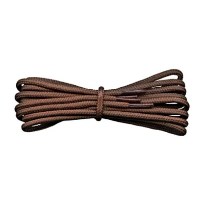 Image of Fabmania Brown Round Work Boot Laces 180cm 4mm