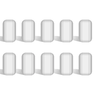 Image of stonylab 10 Pack Stir Bar Set, mm PTFE Coated Magnetic Stirring Bars White Mixer for Stirrers, PK