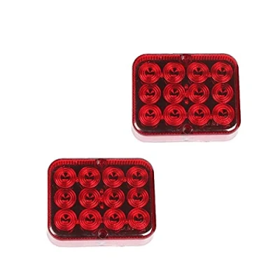 Image of ETUKER 2 x LED Trailer Rear Fog Light Lamp, 12V Universal Waterproof for Caravan/Truck/Trailer/Tail Lamp/Car/LED Lamps(1Pair)