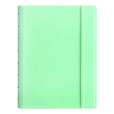 Image of Filofax Refillable Notebook, A5 Size, Classic Pastels Collection, Dotted Paper, 8.25&quot; x 5.75&quot;, Duck Egg (B115079U),Multicolor