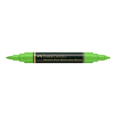 Image of Faber Castell Art &amp; Graphic Albrecht Dürer Watercolour Marker, Leaf Green, Single For Art, Craft, Drawing, Sketching, Home, School, University, Colouring