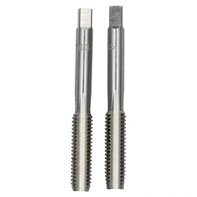 Image of M10 x 1.5mm Metric Tap Set, Tungsten Steel, Taper and Plug Thread Cutter TD018
