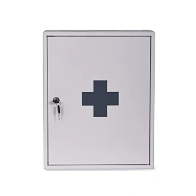 Image of Garden Trading First Aid Wall Cabinet Crafted in Powder Coated Steel H45 X W36 D16cm