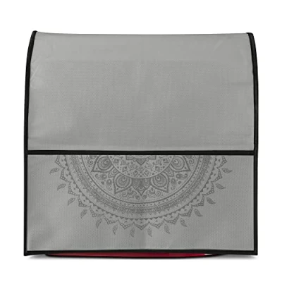 Image of kwmobile Cover Compatible with KitchenAid 4,3 4,8 Litre Design Indian Sun Grey