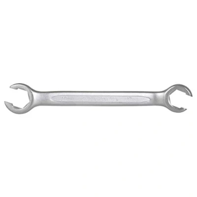 Image of KS Tools 517.9258 Open Double Ring Spanner, Offset, 7/8&quot;x1&quot;