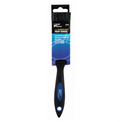 Image of Black 4cm Plastic No Bristle Loss DIY Paint Brush By Pro User