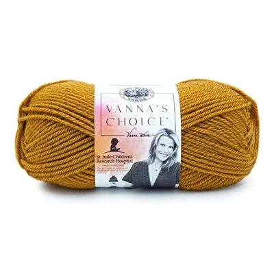 Image of Lion Brand Yarn Company 1 Piece Vanna&#039;s Choice Yarn, Honey