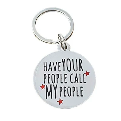 Image of Have Your People Call My dog tag