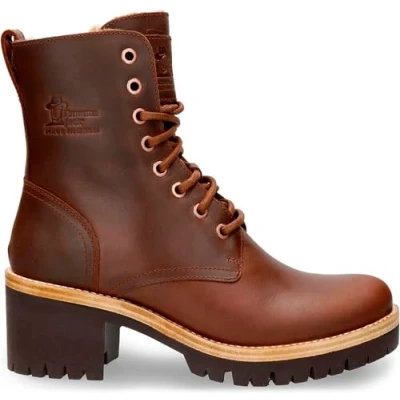 Image of Panama Jack Womens Padma Ankle Boots Tan 3 UK