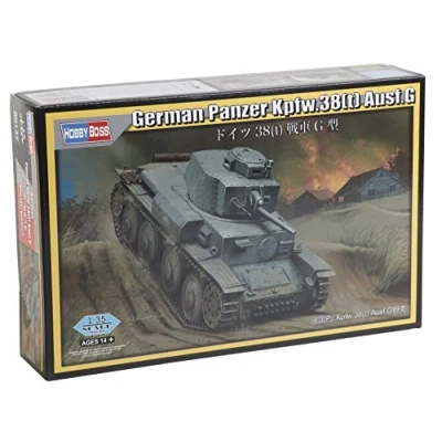 Image of Hobbyboss 80137 1:35 Scale German Panzer Kpfw.38(t) Ausf.G Plastic Model Kit