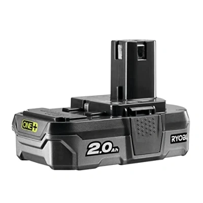 Image of Ryobi RB18L20 18V ONE+ Lithium+ 2.0Ah Battery, Hyper Green/Grey