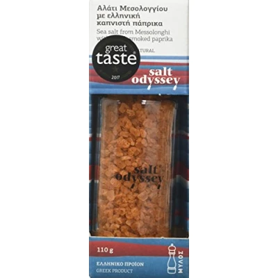 Image of Salt Odyssey Coarse Sea with Smoked Paprika Mill, 100 g (Pack of 2)