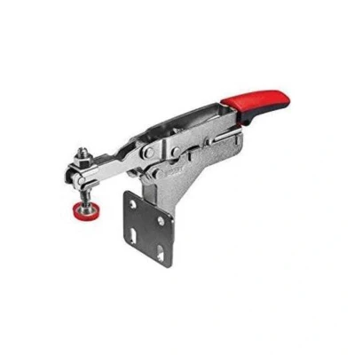 Image of Bessey STC HA20 Horizontal Toggle Clamp with Open Arm and Angled Base Plate, BE102180