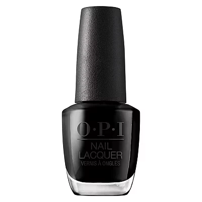 Image of OPI Classic Nail Polish Long Lasting Luxury Varnish Original High Performance Lady in Black 15 ml