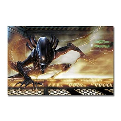 Image of IGHSNZUH Puzzles for Adults 1000 Pieces Jigsaw Puzzle Alien Hot Movie Living Room Educational Intellectual Decompressing Toy Fun Family Game Kids 50X75Cm