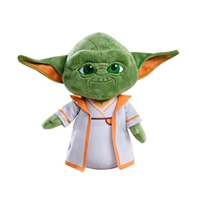Image of Simba Yoda Master Plush 22 cm, Adventure Version of Young Jedi, Soft and Pleasant Material, 100% Disney License, For Boys Girls All Ages (6315877043)