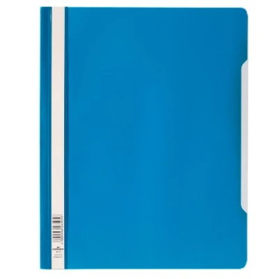 Image of Durable Clear View Folder/Report File A4, Blue, Extra Wide, Pack of 50, 257006