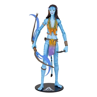 Image of McFarlane Toys , Disney Avatar, World of Pandora 7 inch Neytiri (Reef Battle) Classic Avatar Movie Action Figure with 22 Moving Parts, Collectible Collectors Stand, Ages 12+