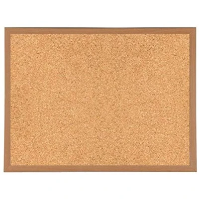 Image of SHINE CORK PIN NOTICE BOARD OFFICE MEMO SCHOOL,CLASSIC WOOD NATURAL FRAME SIZE 600MM x 900MM, 400MM 600MM, 300MM (300x300MM)