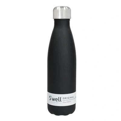 Image of S&#039;well Stainless Steel Water Bottle 500ml Onyx Triple Layered Vacuum Insulated Containers Keeps Drinks Cold for 36 Hours and Hot 18 with No Condensation BPA Free Perfect On the Go