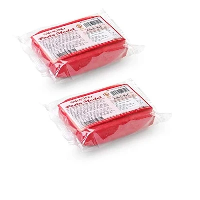 Image of Saracino Red Modelling Paste Packed by Art of Cake 500g (2 pack 250g)