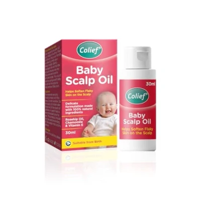 Image of Colief Baby Scalp Oil 30ml Soothing Moisturising for and Skin Preventative of Itchy, Flaky, Dry, Damaged Cradle Cap.