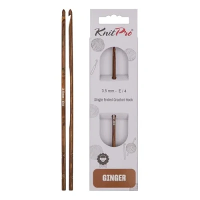 Image of KnitPro Crochet Hook, Wood, Assorted, 3.5mm