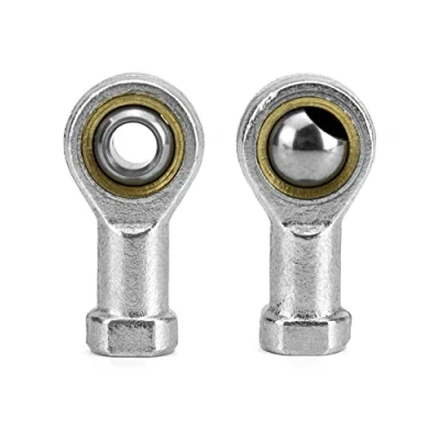 Image of QWORK® 2 Pcs 8mm Rod End Bearing, M8x1.25 Female Right Hand Thread Self Lubricating Articulated Bearing