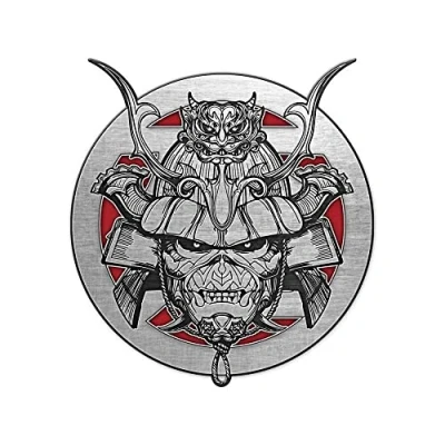 Image of Iron Maiden Badge Pack Senjutsu Band Logo Official Metal Lapel One Size