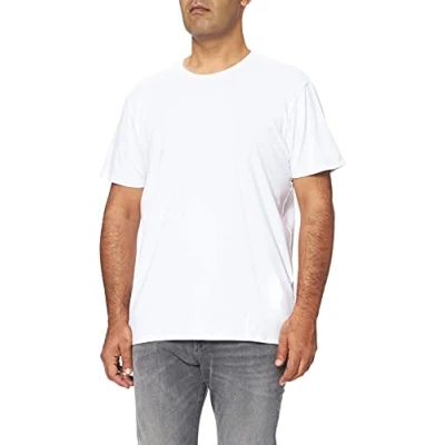 Image of SELECTED HOMME Men&#039;s 16073457 T Shirt, White (Bright Whitebright White), Small