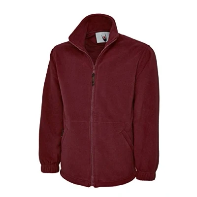 Image of Uneek UC604 Classic Full Zip Micro Fleece Jacket 300GSM Maroon Xtra Small XS