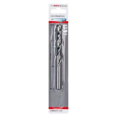 Image of Bosch Professional PointTeQ HSS Twist Drill Bit (for Metal, 10 x 87 133 mm, Accessories for Driver)