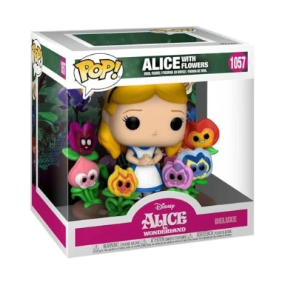 Image of Funko POP! Deluxe: Alice 70th With Flowers In Wonderland Collectable Vinyl Figure Gift Idea Official Merchandise Toys for Kids &amp; Adults Movies Fans