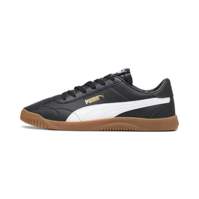 Image of puma Mens Club 5v5 Sneaker, Black White Gold, 10