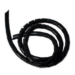 Image of PCArena Spiral Binding BLACK Cable Tidy Wrap 22mm x 2m