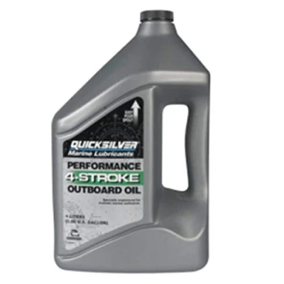 Image of Quicksilver Performance 4 Stroke Outboard Oil 10W 30 Litre Bottle