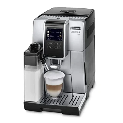 Image of Delonghi ECAM370.85.SB MA Dinamica Plus Bean To Cup Coffee Machine Titanium
