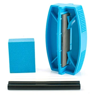 Image of XCMAN Complete Ski Snowboard Side Edge Tuner Care Kit Angle Tool+Gummi stone+PTEX Base Repair