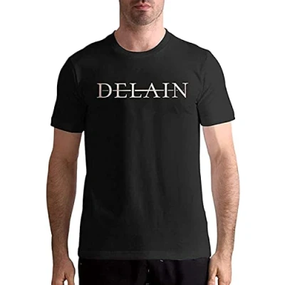 Image of Delain T Shirt Black Graphic Unisex Tee L