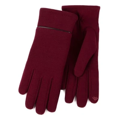 Image of Isotoner Ladies Thermal SmarTouch Glove With Piping Detail
