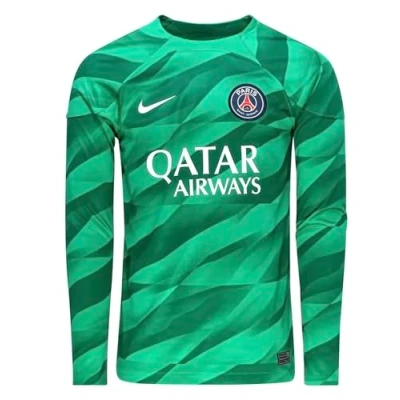 Image of Nike PSG Paris Saint Germain Season 2023/2024 Official Home Stadium Goalkeeper Men&#039;s T Shirt S