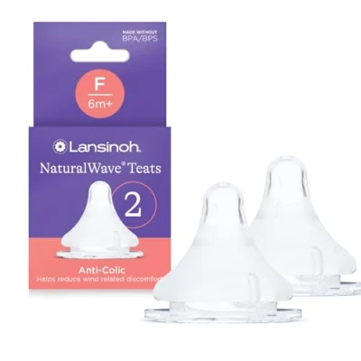Image of Lansinoh NaturalWave® Fast Flow Teats Pack of 2