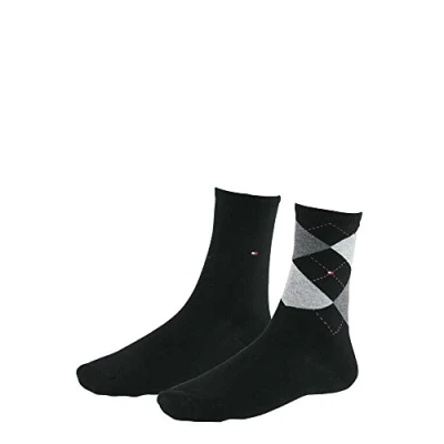 Image of Tommy Hilfiger 2 Pairs PACK Socks, Women&#039;s, Size: 2.5 5, Black