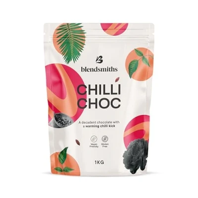 Image of BLENDSMITHS Chilli Chocolate Blend Speciality Drinking Spiced Hot Powder 1kg Bag 52 servings