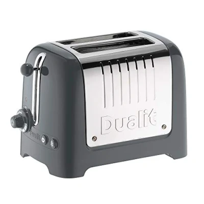Image of Dualit Lite 2 Slot Toaster Grey