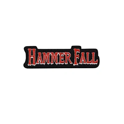 Image of HammerFall Hammer Fall Patch Badge Embroidered Iron on Applique Souvenir Accessory