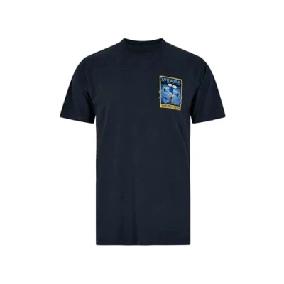 Image of Weird Fish Ave A Jar Back Print Artist T Shirt Navy Size XL