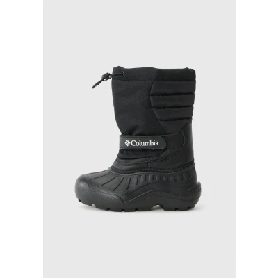 Image of Columbia Youth Powderbug Snowlite, Snow Boots, Black/White, 5
