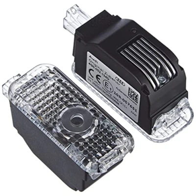 Image of Original Audi LED Entry Lights Rings Lettering Logo Door Lighting 4G0052133G